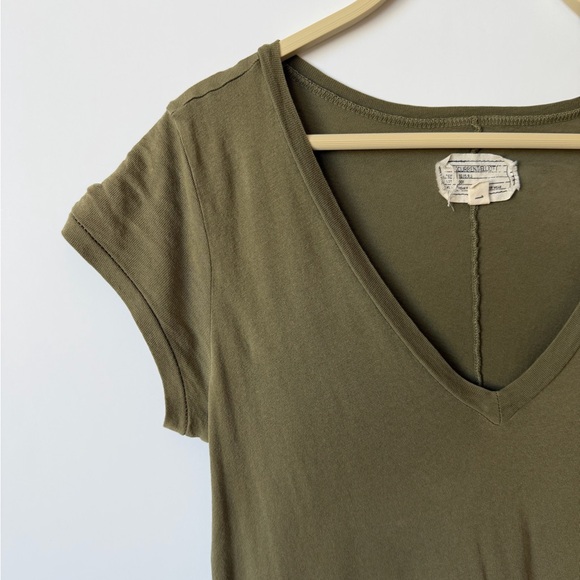 Current/Elliott The V Neck Trapeze Dress - Picture 4 of 9